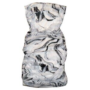 mesh body con mini dress
